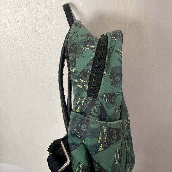 Harry Potter Slytherin Loungefly Mini Backpack Green Black Snake Bag main image 8